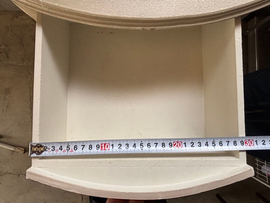 【超お宝品】昭和レトロ　コンソール木製テーブル　引き出し付き★かなり可愛いです