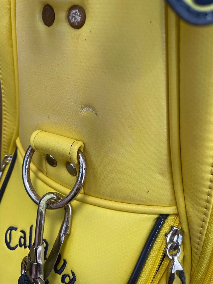 Callaway ゴルフバッグ イエロー キルティング