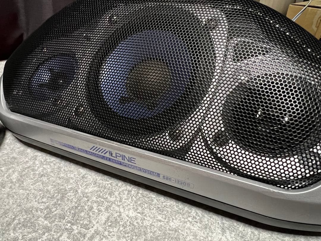 アルパイン イルミネーション 置き型スピーカー ,,旧車 TS-X