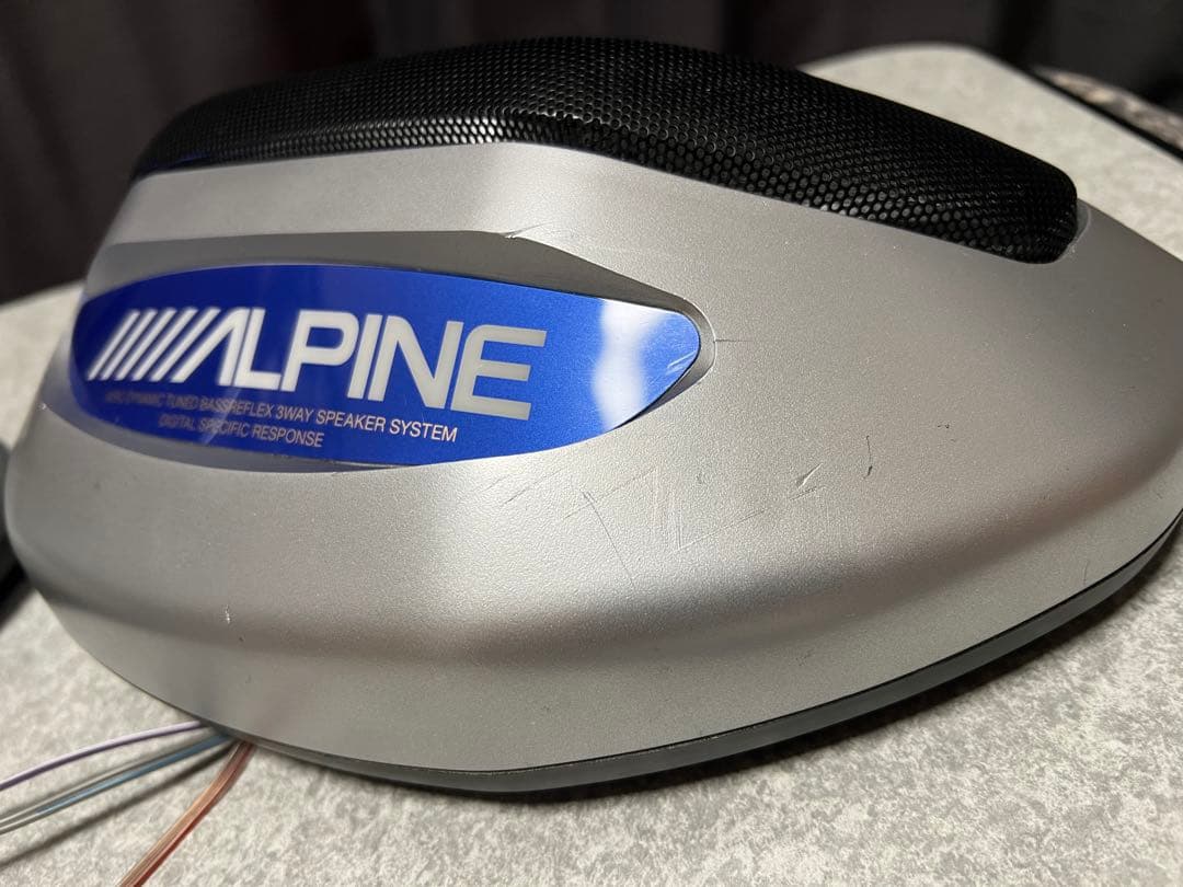 アルパイン イルミネーション 置き型スピーカー ,,旧車 TS-X