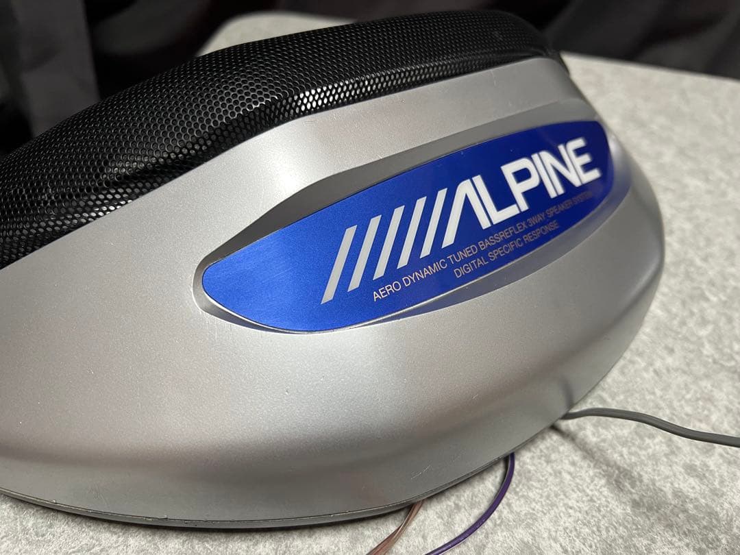 アルパイン イルミネーション 置き型スピーカー ,,旧車 TS-X