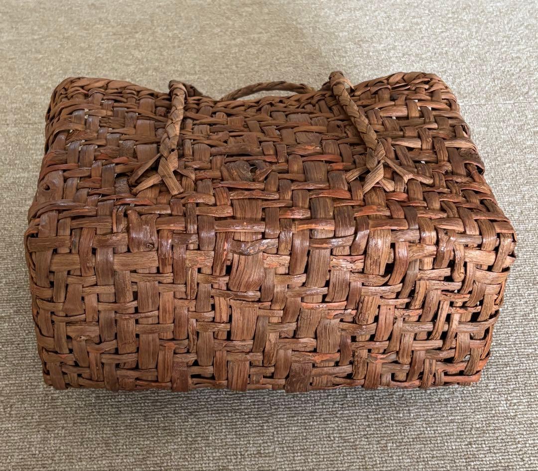 山葡萄かごバッグ 国産