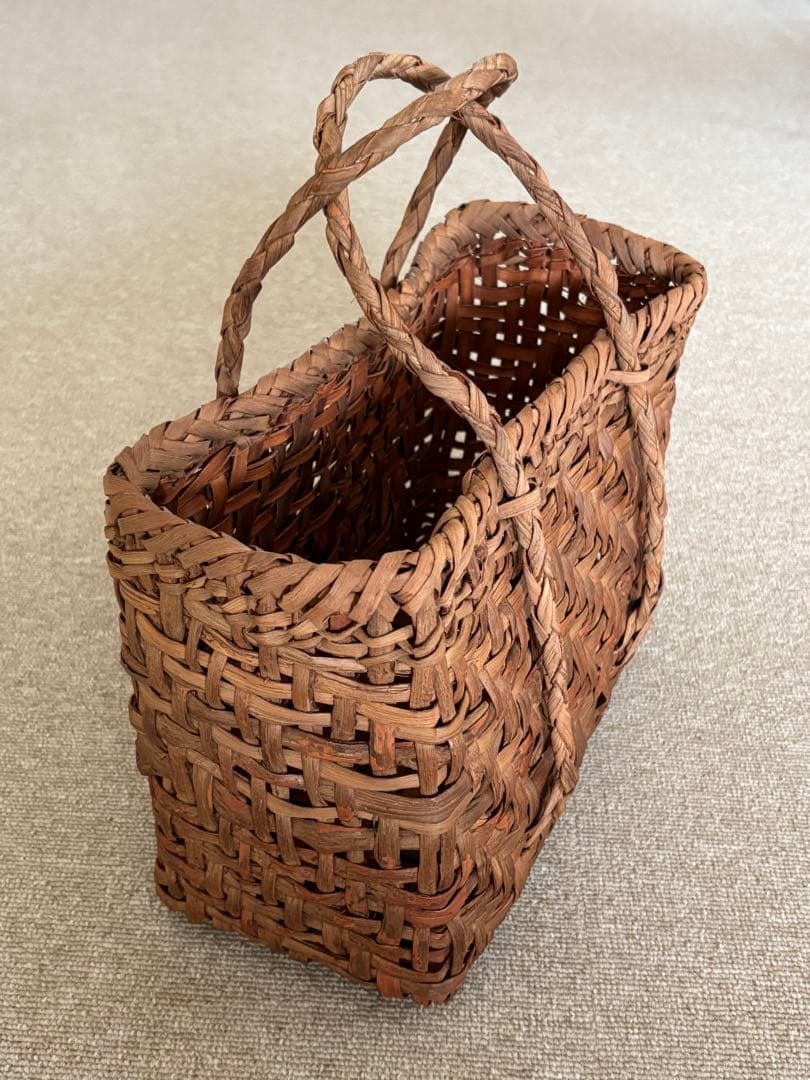 山葡萄かごバッグ 国産