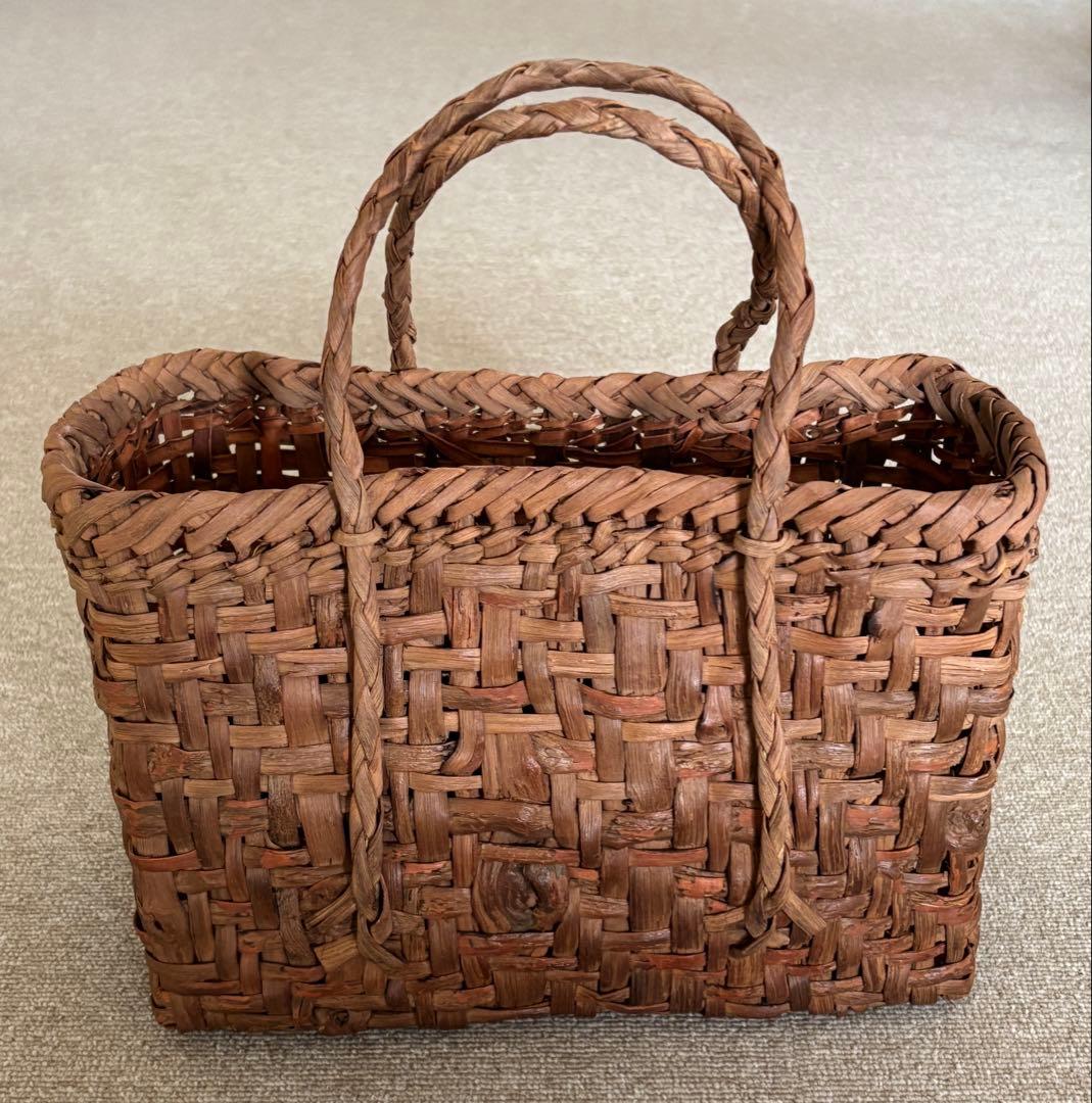 山葡萄かごバッグ 国産