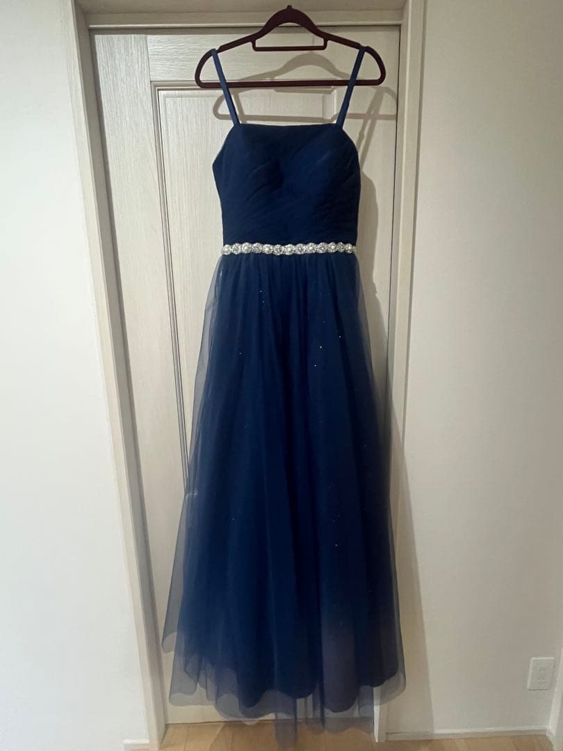 【演奏会・発表会】上品ネイビードレス／舞台映えドレス（ドレスルームアミ）