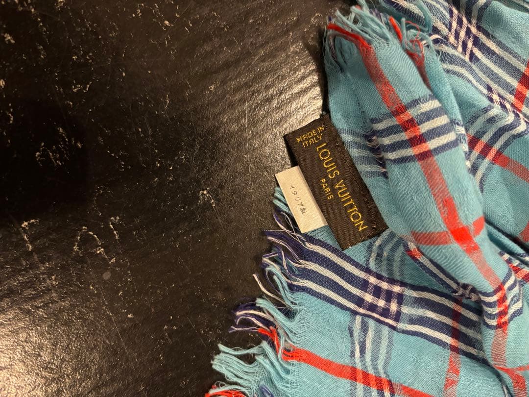 LOUISVUITTON 2012SS チェック ストール ドーバー限定
