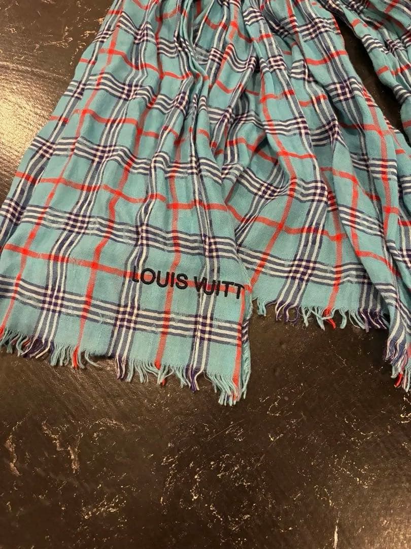 LOUISVUITTON 2012SS チェック ストール ドーバー限定