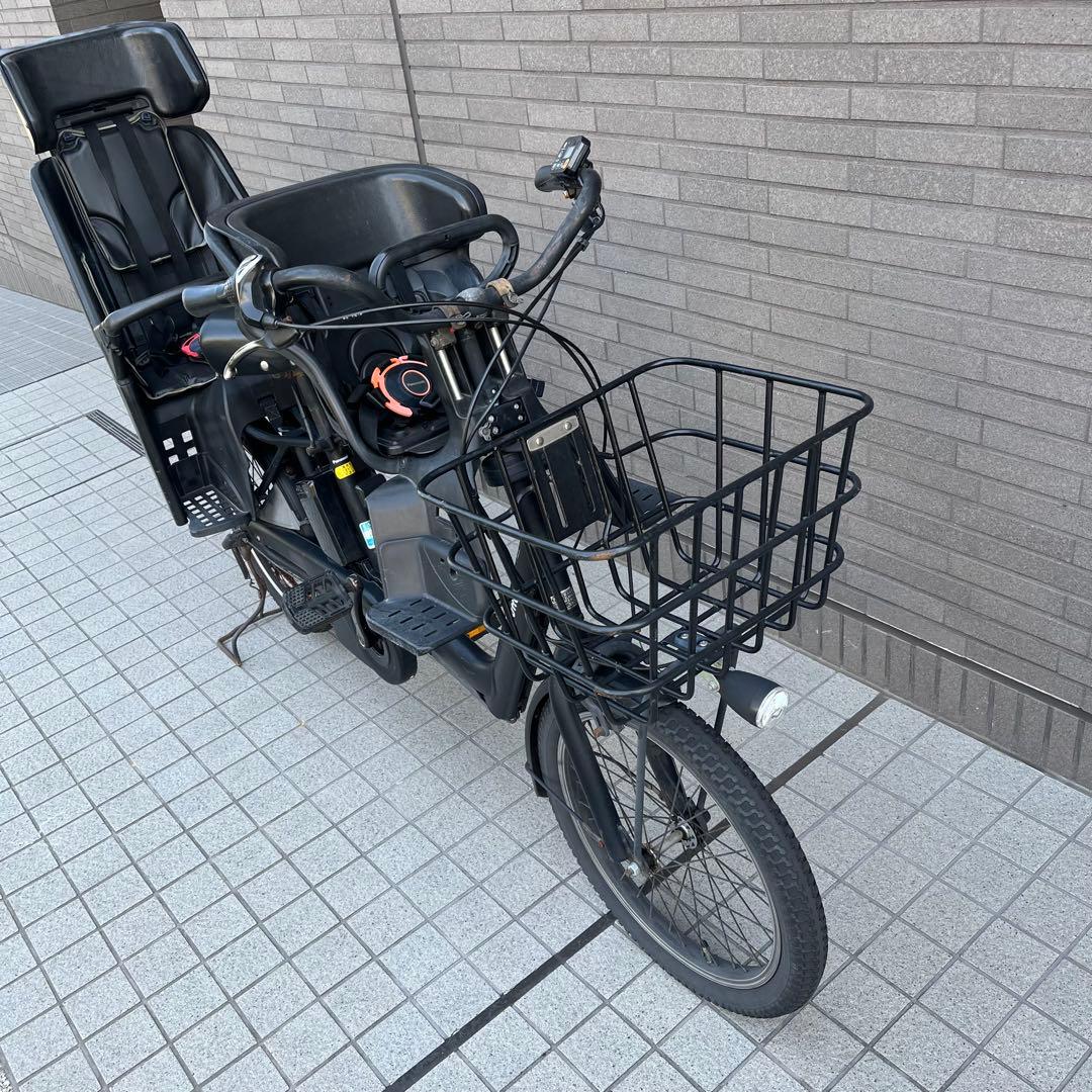 パナソニック 電動アシスト自転車 ギュットアニーズ 前後チャイルドシート付 黒