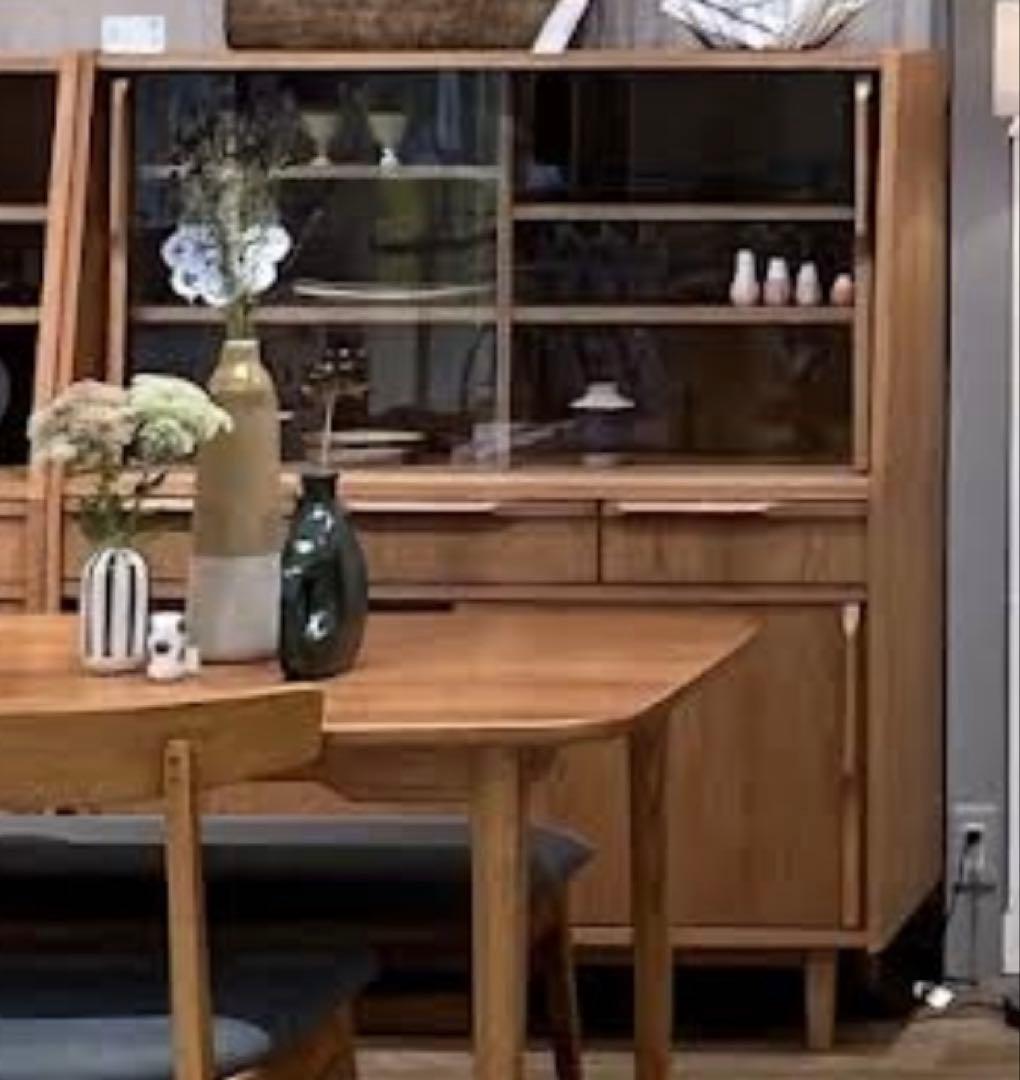 unico TOVE トーヴ カップボード 食器棚 W1200