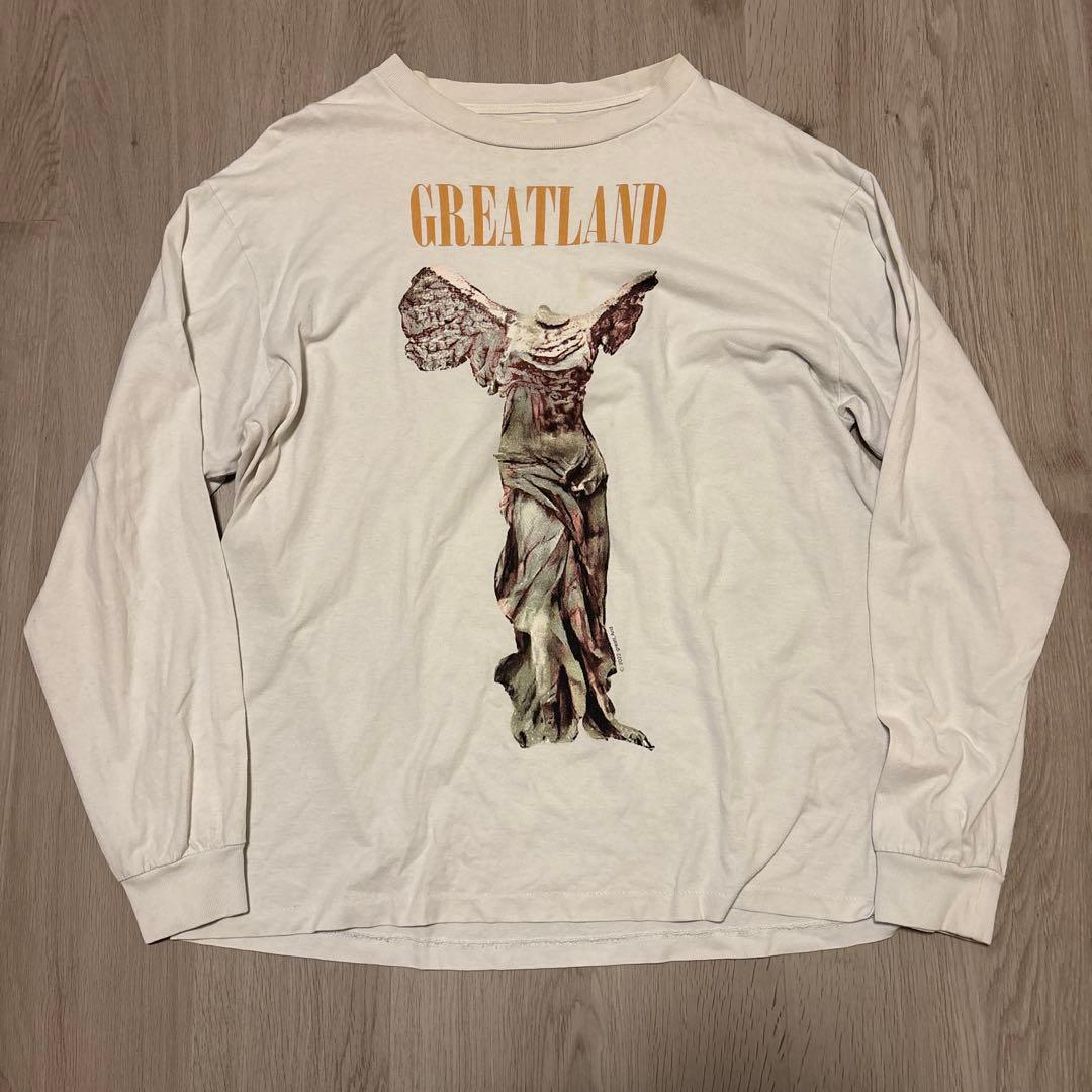 greatLand 天使グラフィック 長袖カットソー M