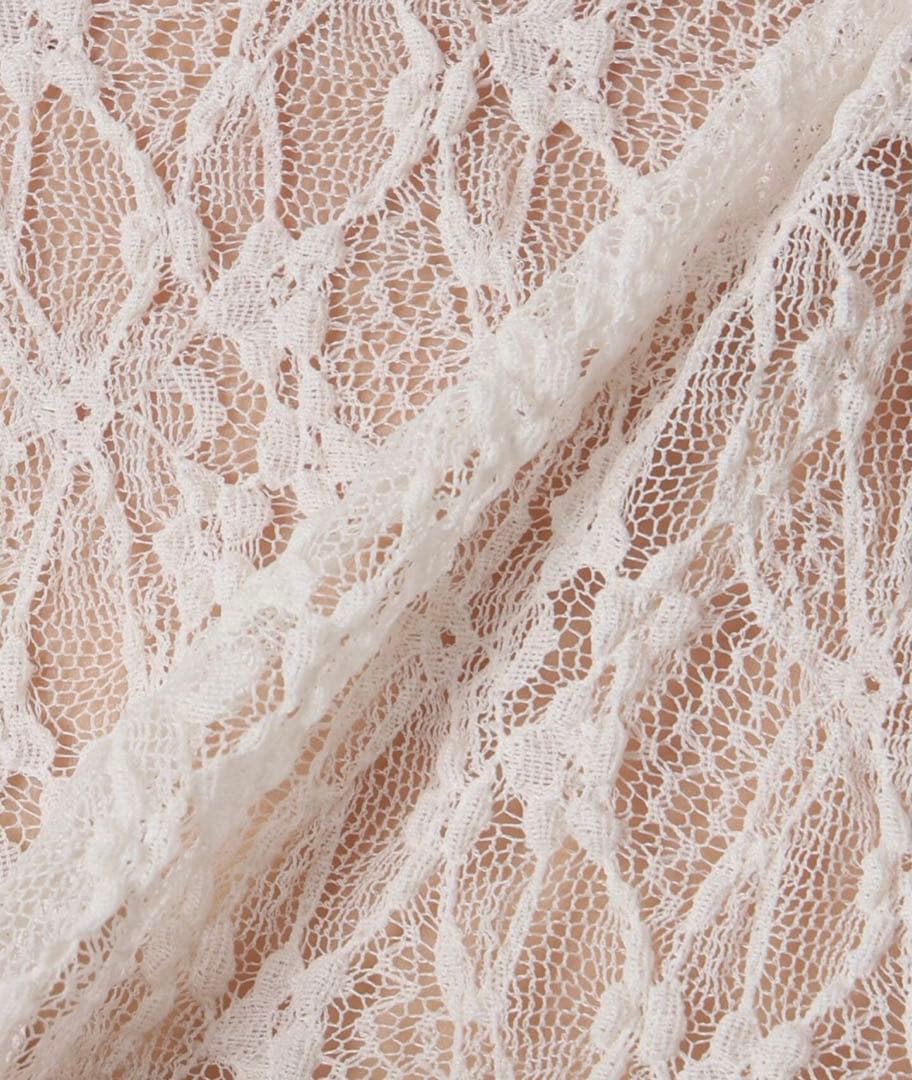 【新品】Spick and Span ストレッチレースクルーネックプルオーバー