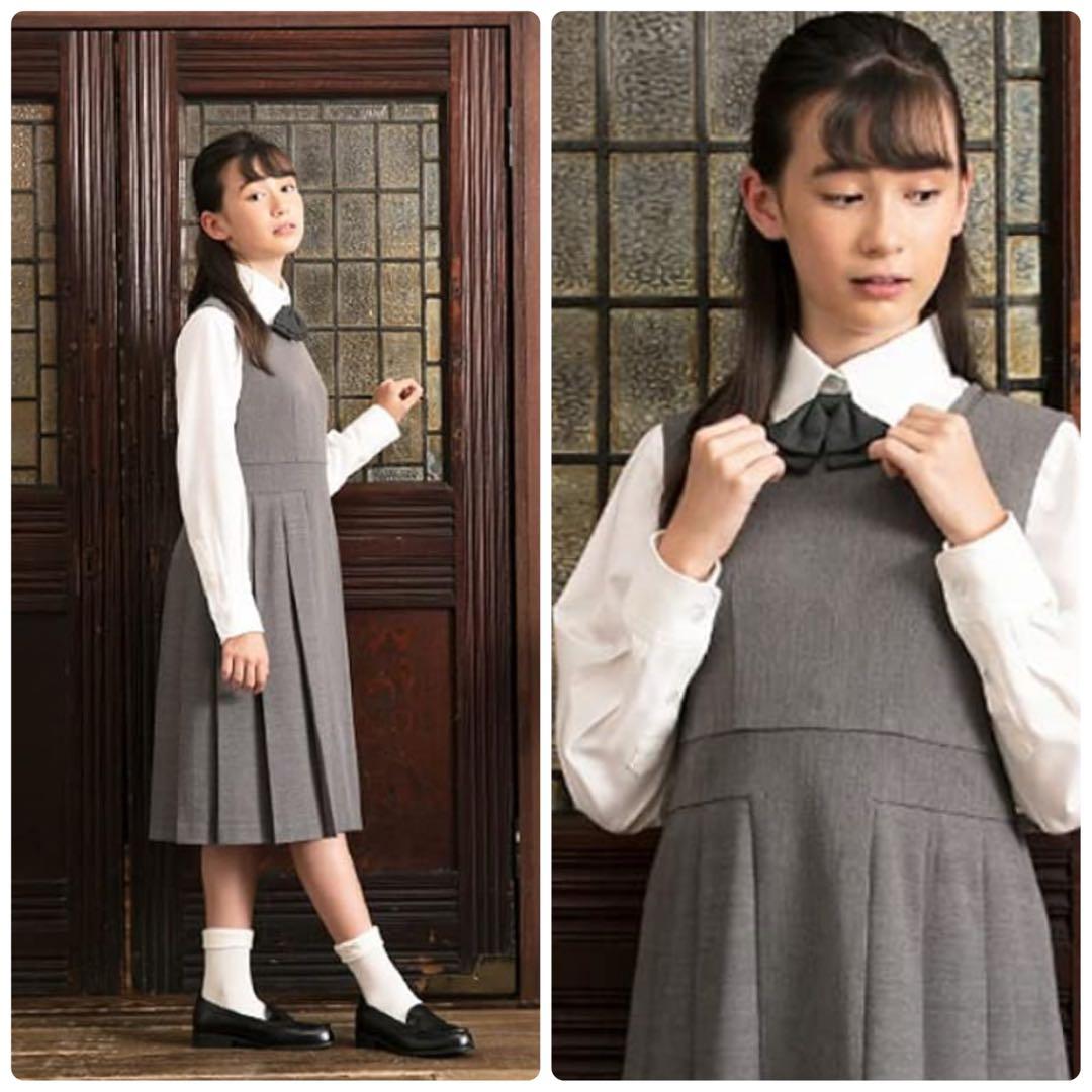 アリサナ　ワンピーススーツ　4点セット　女の子　卒業式　入学式　グレー　160