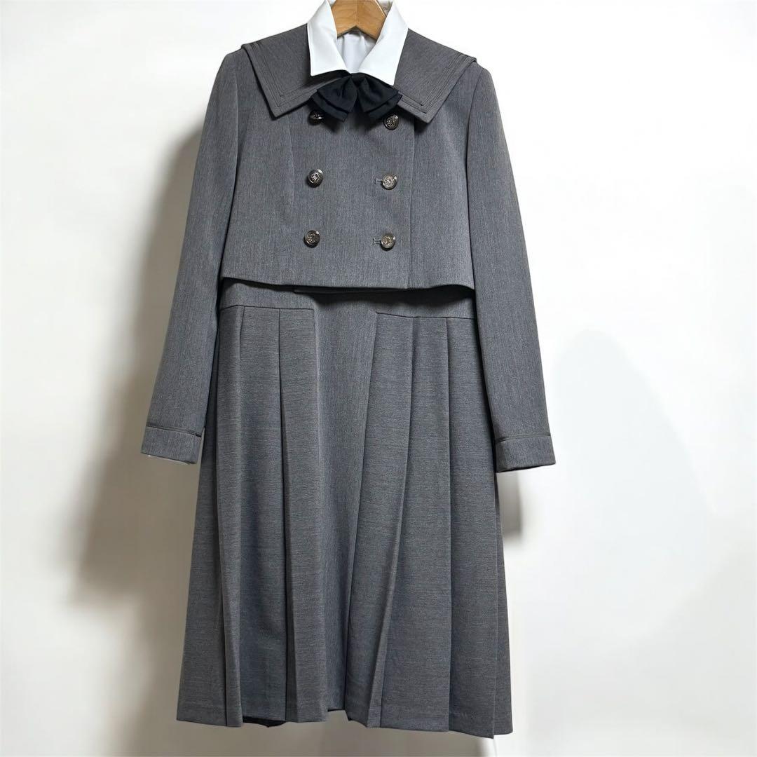 アリサナ　ワンピーススーツ　4点セット　女の子　卒業式　入学式　グレー　160