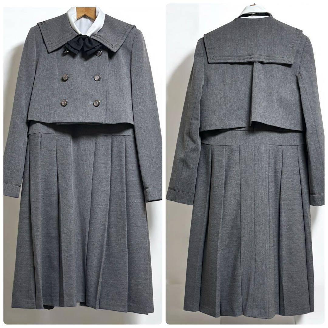 アリサナ　ワンピーススーツ　4点セット　女の子　卒業式　入学式　グレー　160