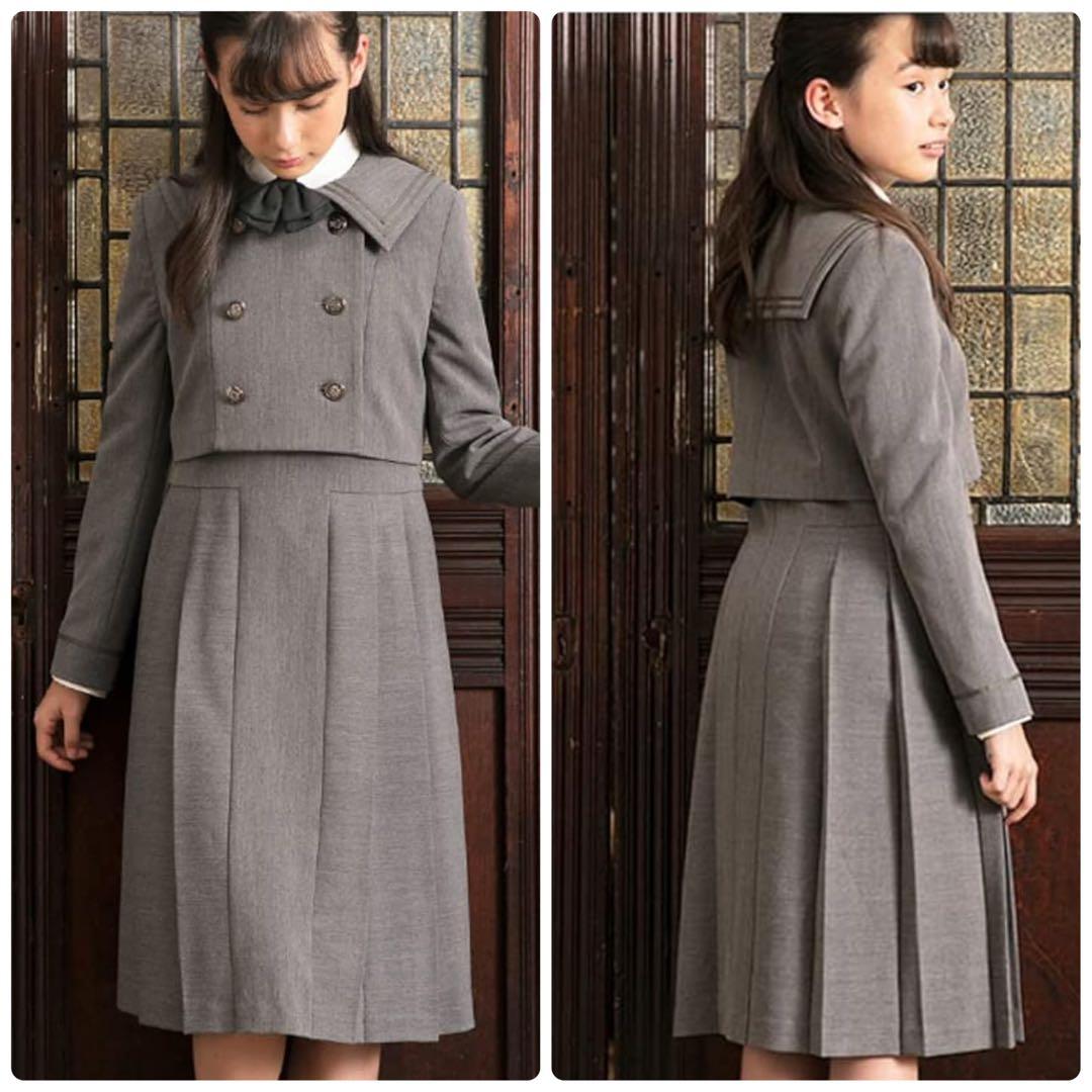 アリサナ　ワンピーススーツ　4点セット　女の子　卒業式　入学式　グレー　160