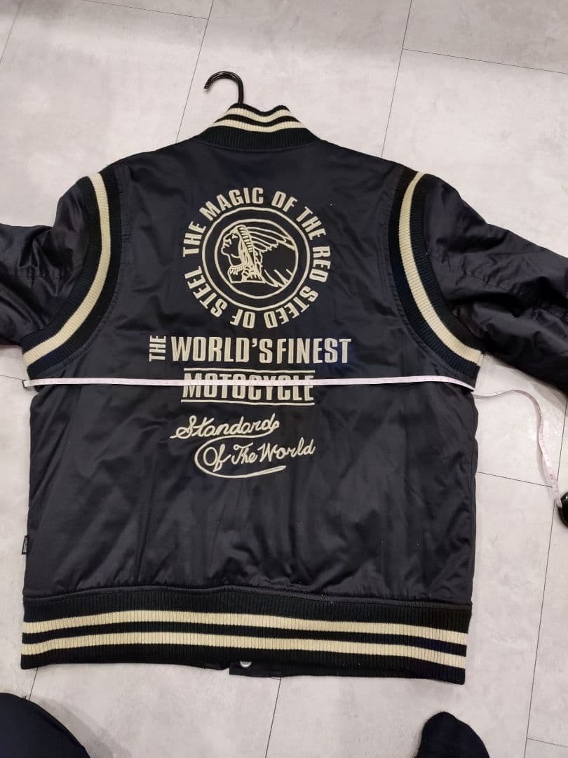 Indian Motorcycle スタジャン ブラック