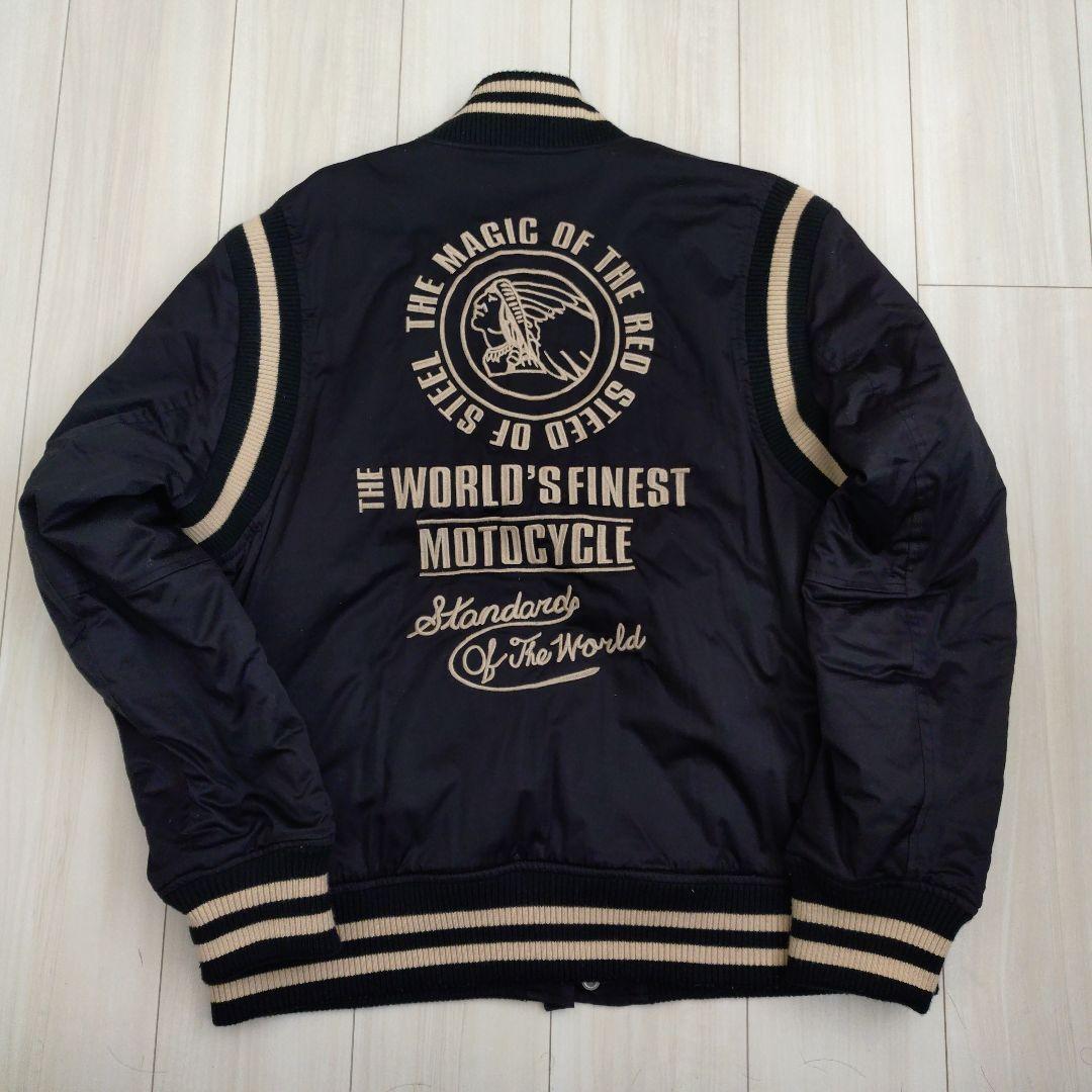 Indian Motorcycle スタジャン ブラック