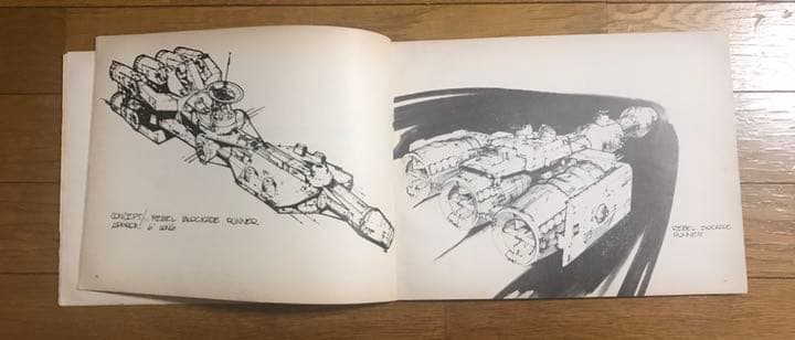 1980年代STAR WARS スター・ウォーズ メカ スケッチ集