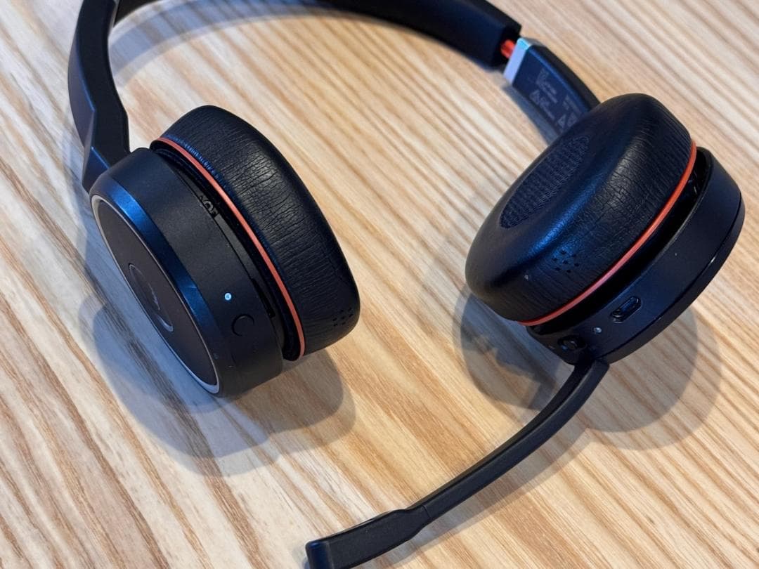Jabra Evolve 75 MS ANC搭載ワイヤレスヘッドセット ケース付