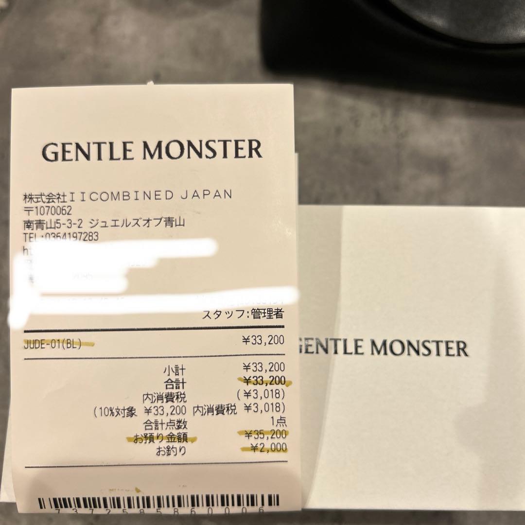 ジェントルモンスター　サングラス　JUDE-01（BL）