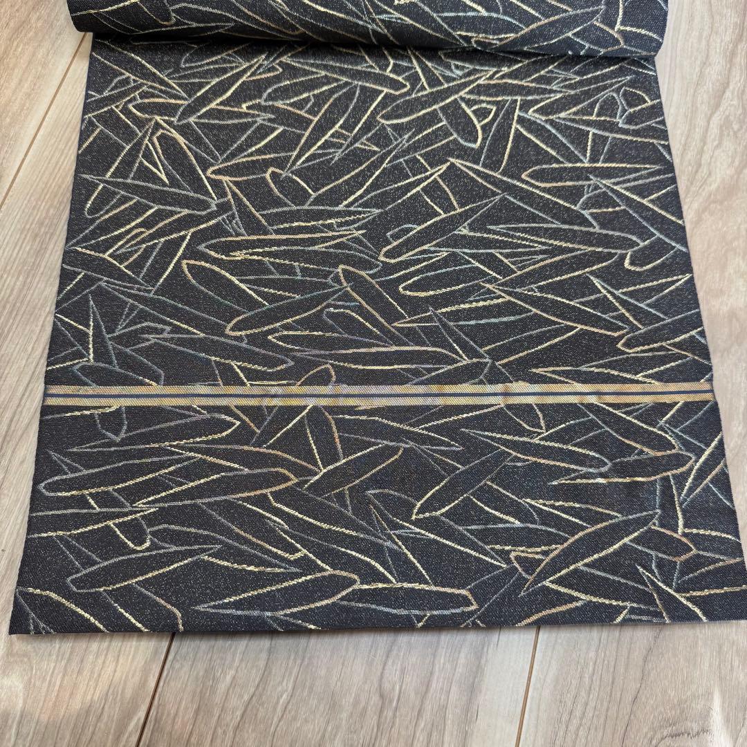 超美品　正絹　六通　袋帯　着物　和装　436 川島織物　金糸　銀糸