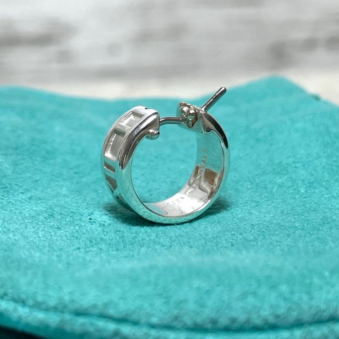 【極美品】ティファニー　アトラスフープピアス　片耳　メンズ/レディース　925