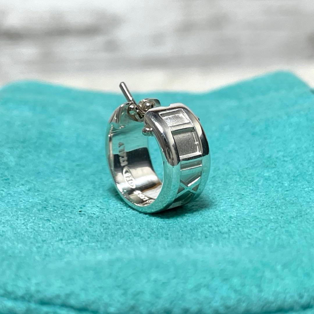 【極美品】ティファニー　アトラスフープピアス　片耳　メンズ/レディース　925