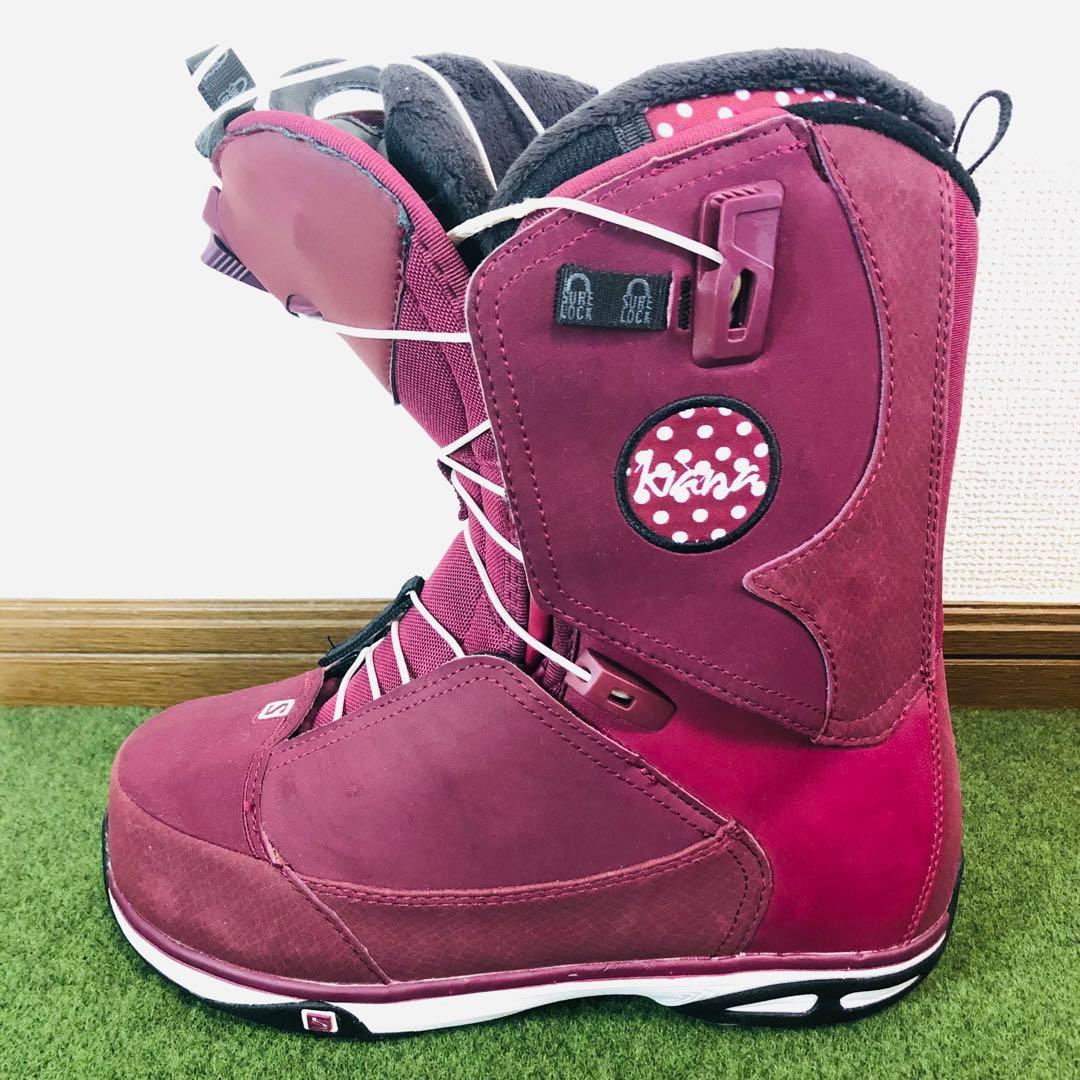 【美品】SALOMONスノボブーツ　サロモン　レディース