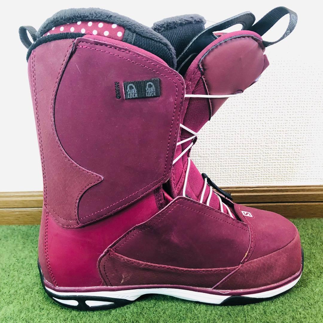 【美品】SALOMONスノボブーツ　サロモン　レディース