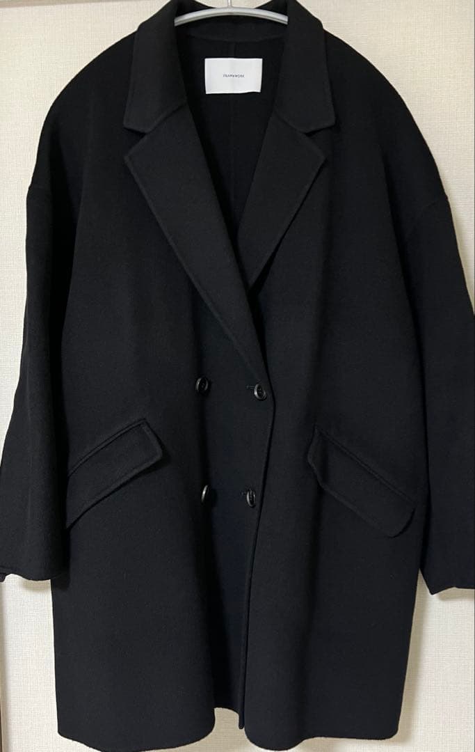 FRAMeWORK　ハミルトンリバーテーラードコート　ブラック　38