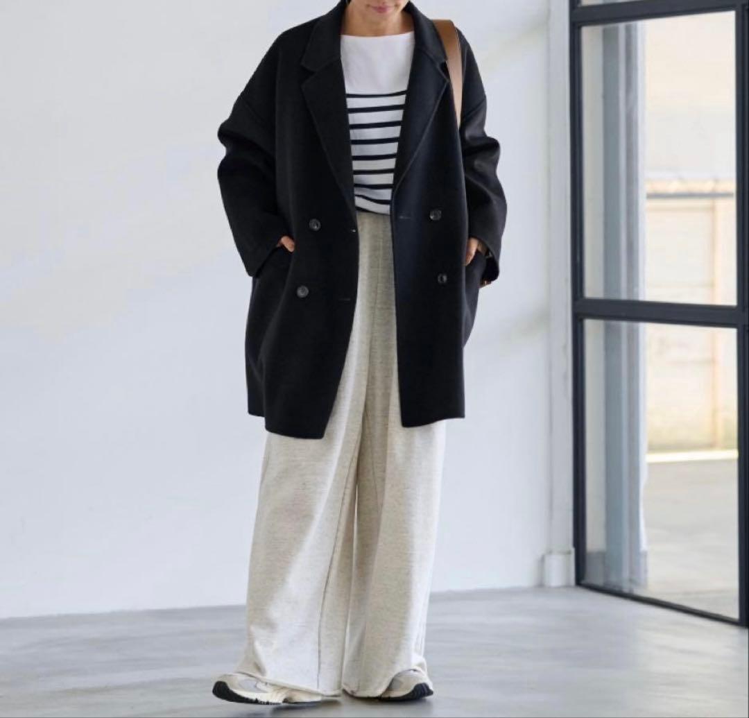 FRAMeWORK　ハミルトンリバーテーラードコート　ブラック　38