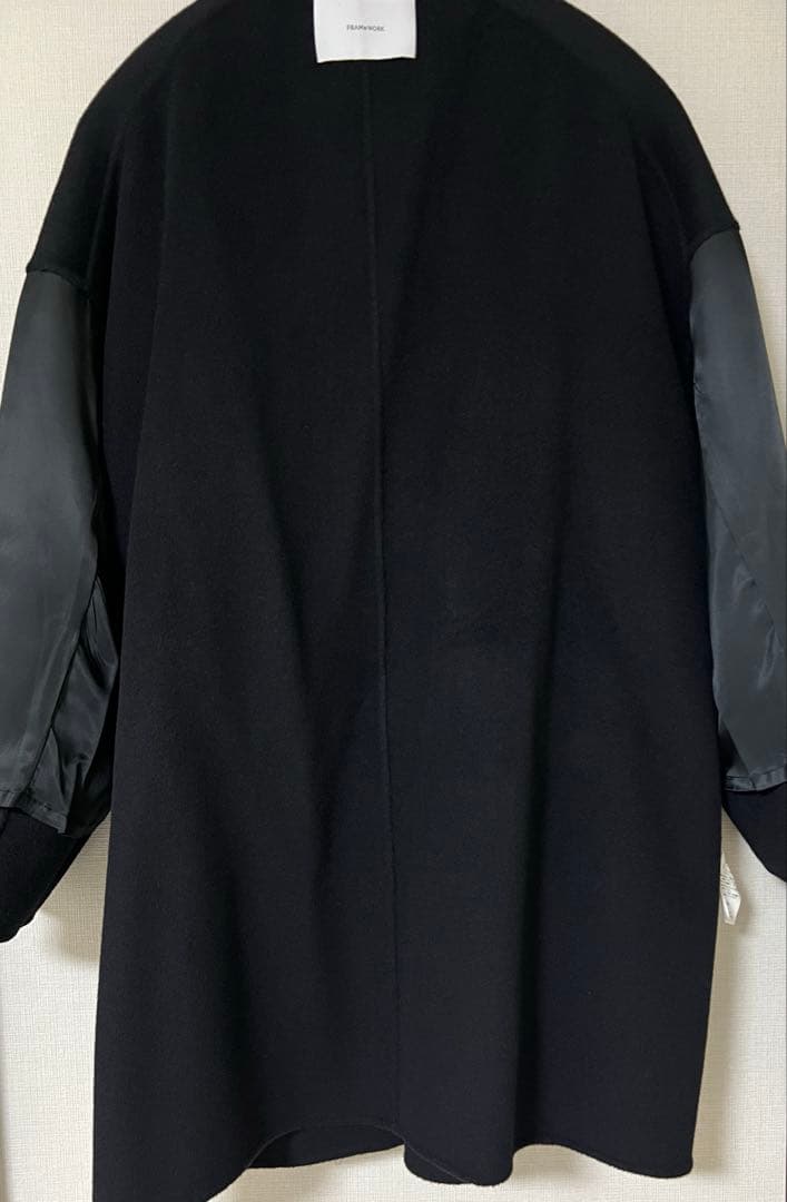 FRAMeWORK　ハミルトンリバーテーラードコート　ブラック　38