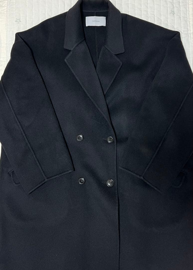 FRAMeWORK　ハミルトンリバーテーラードコート　ブラック　38