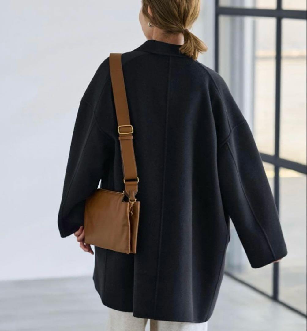 FRAMeWORK　ハミルトンリバーテーラードコート　ブラック　38