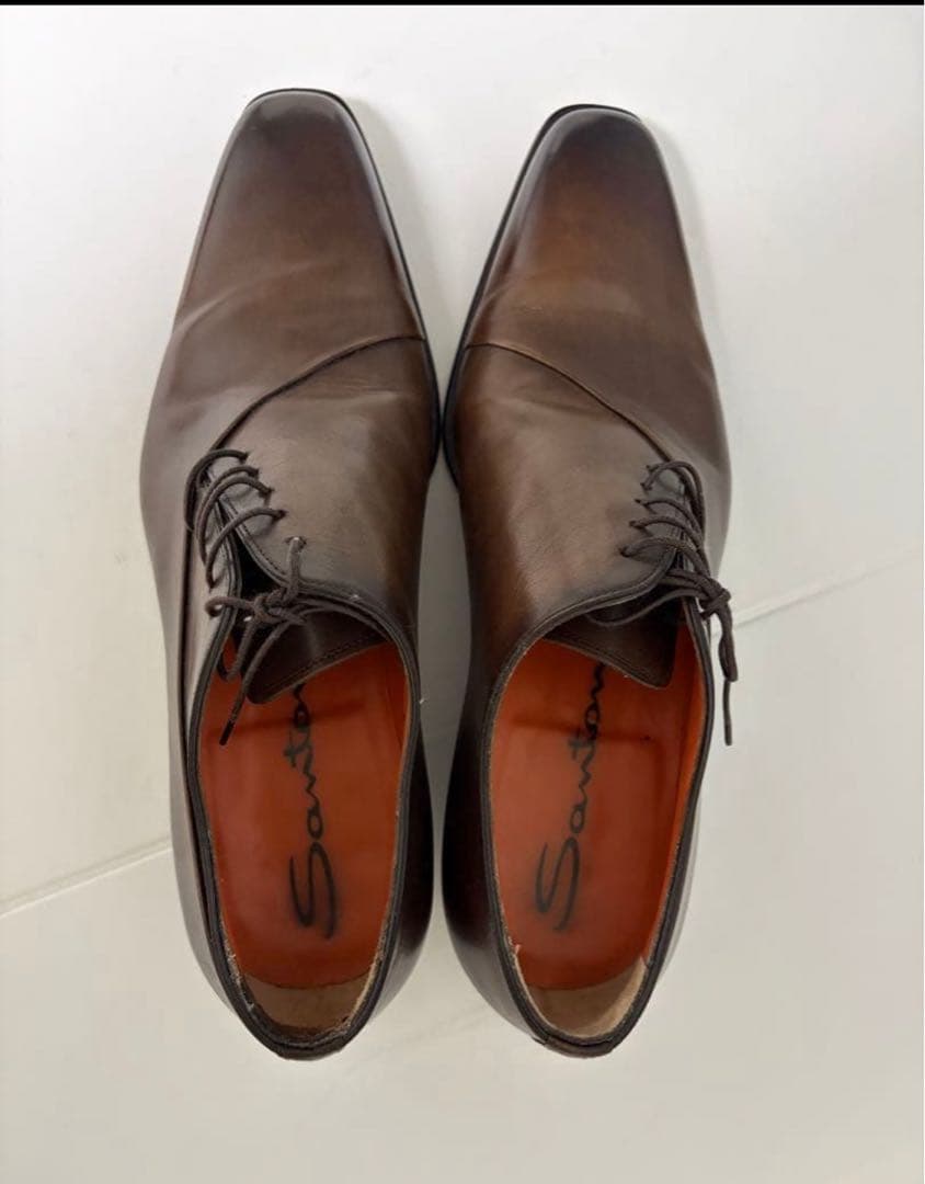 Santoni ブラウン ドレスシューズ 7 サントーニ
