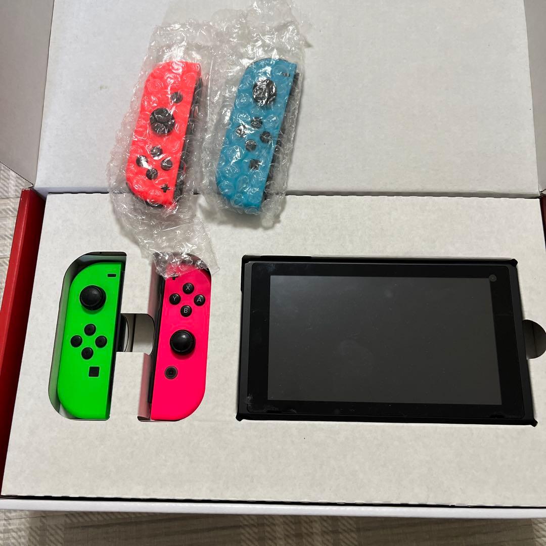 Nintendo Switch 本体 別売Joy-Con付 ※不備あり