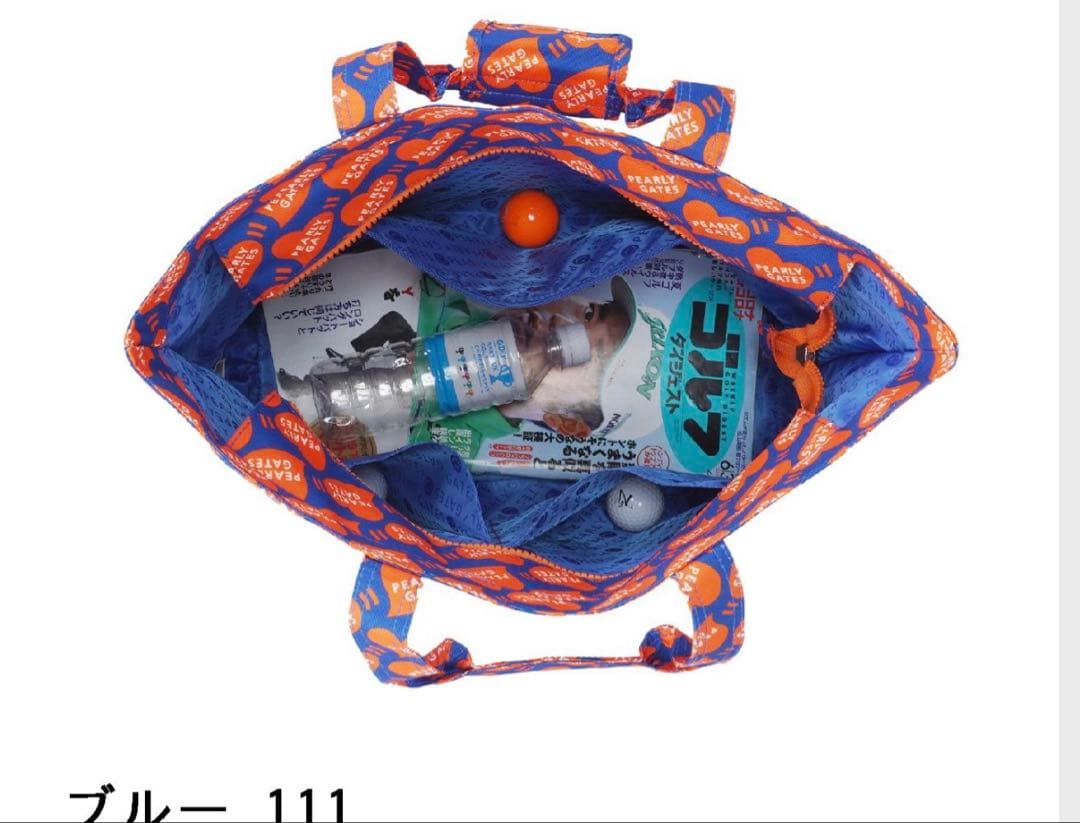 新品　パーリーゲイツ　PEARLY GATES　ポップハート柄 ロッカーバッグ