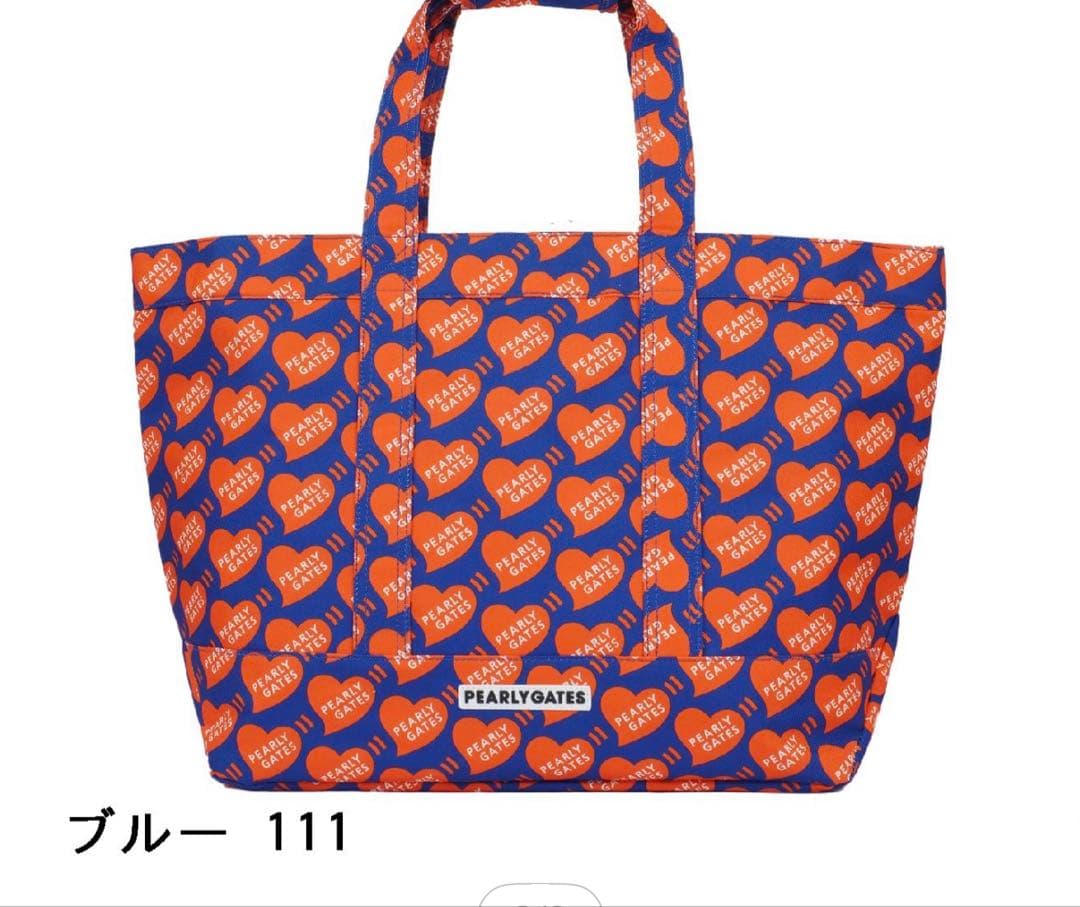 新品　パーリーゲイツ　PEARLY GATES　ポップハート柄 ロッカーバッグ