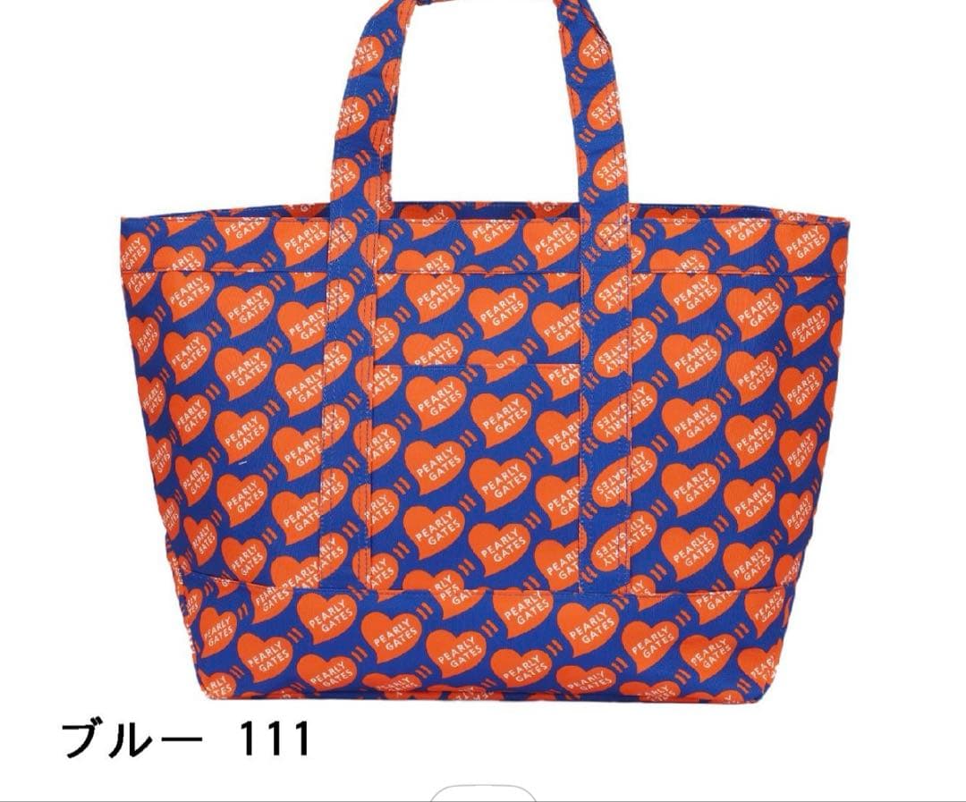 新品　パーリーゲイツ　PEARLY GATES　ポップハート柄 ロッカーバッグ