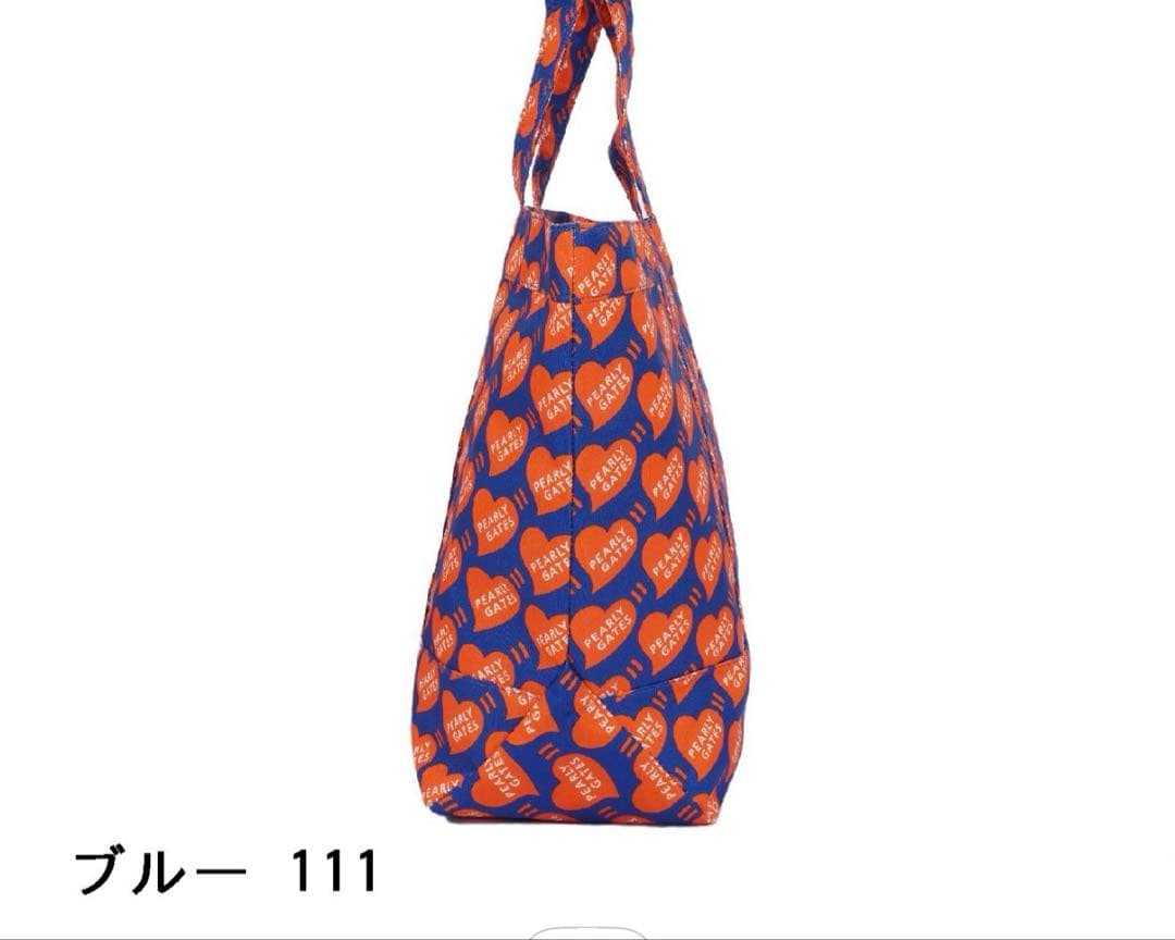 新品　パーリーゲイツ　PEARLY GATES　ポップハート柄 ロッカーバッグ