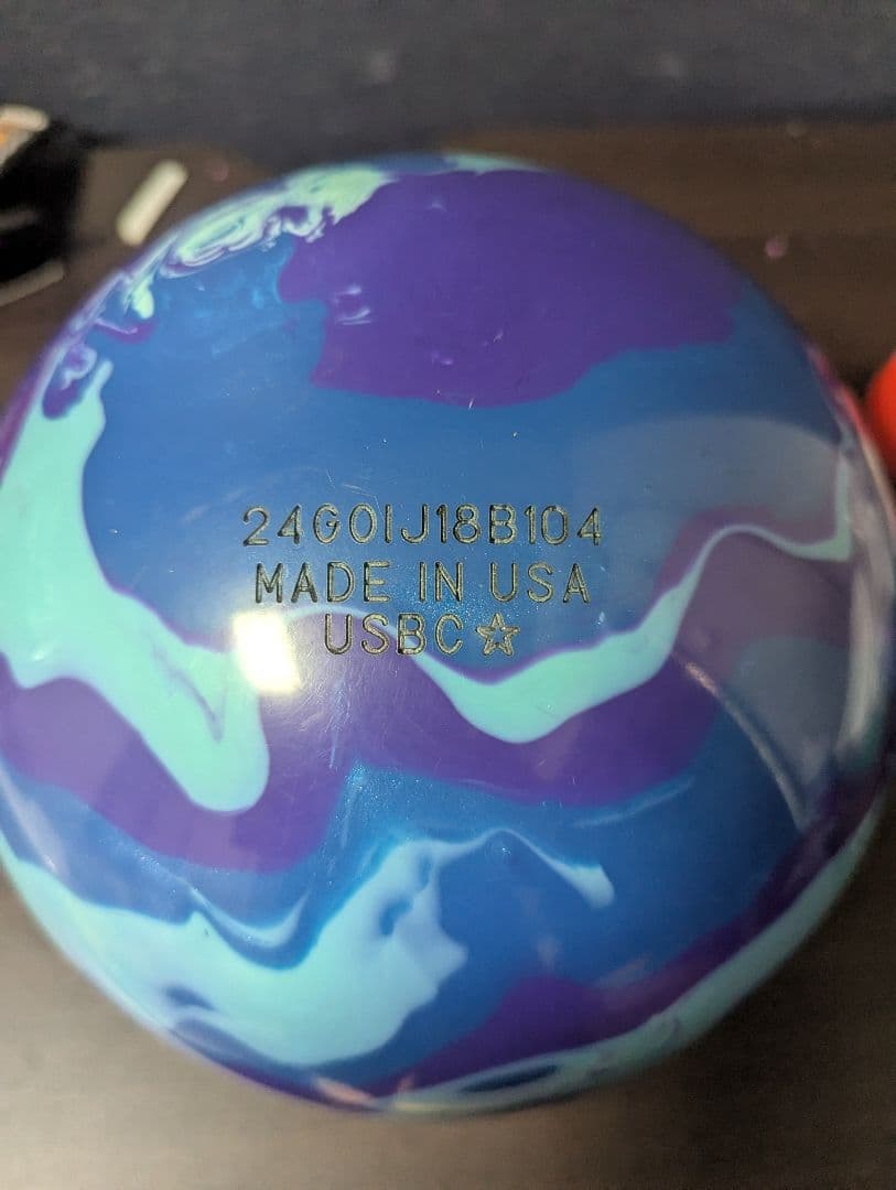 ORIGIN ボウリングボール 14ポンド　サムレス