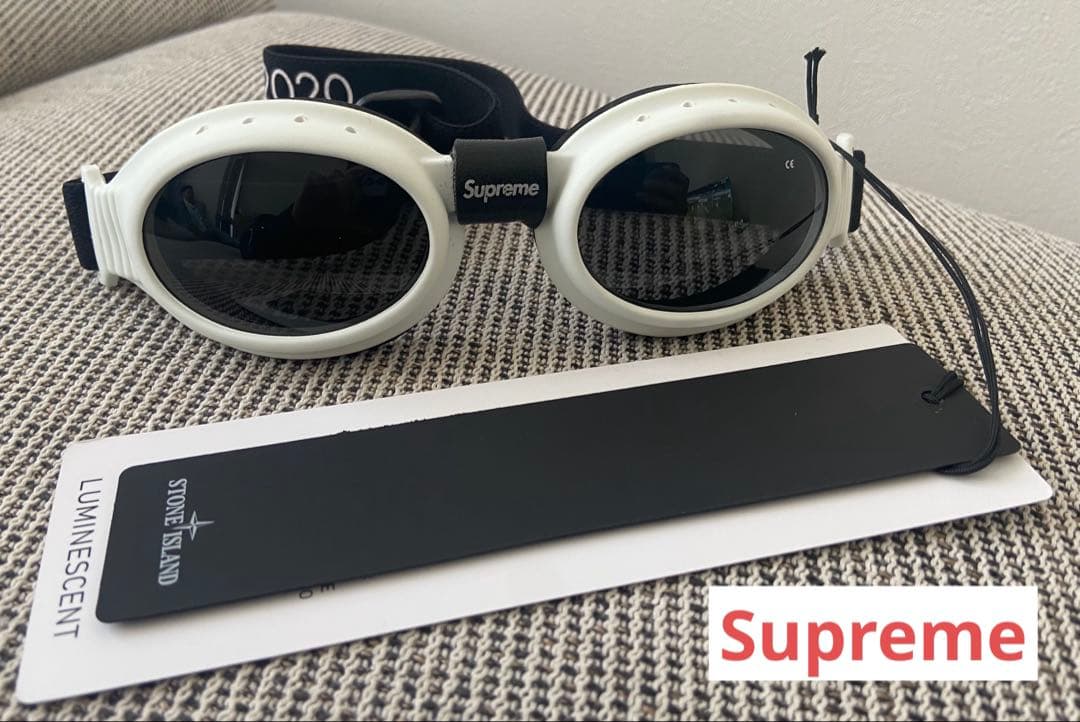 【新品・タグ付き】シュプリーム　ストーンアイランド　コラボ　ゴーグル