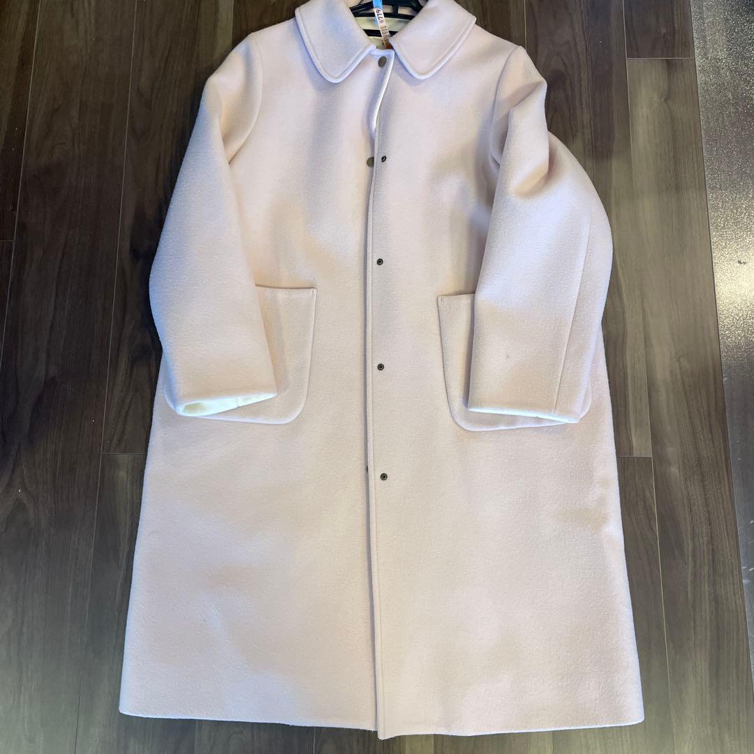 最終値下げ☆Yori ピンク バイカラーロングコート36