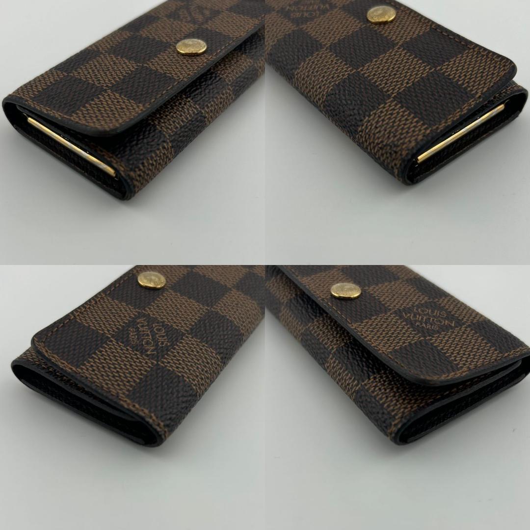 【正規品保証】 ルイヴィトン キーケース 4連 ミュルティクレ4 ダミエ