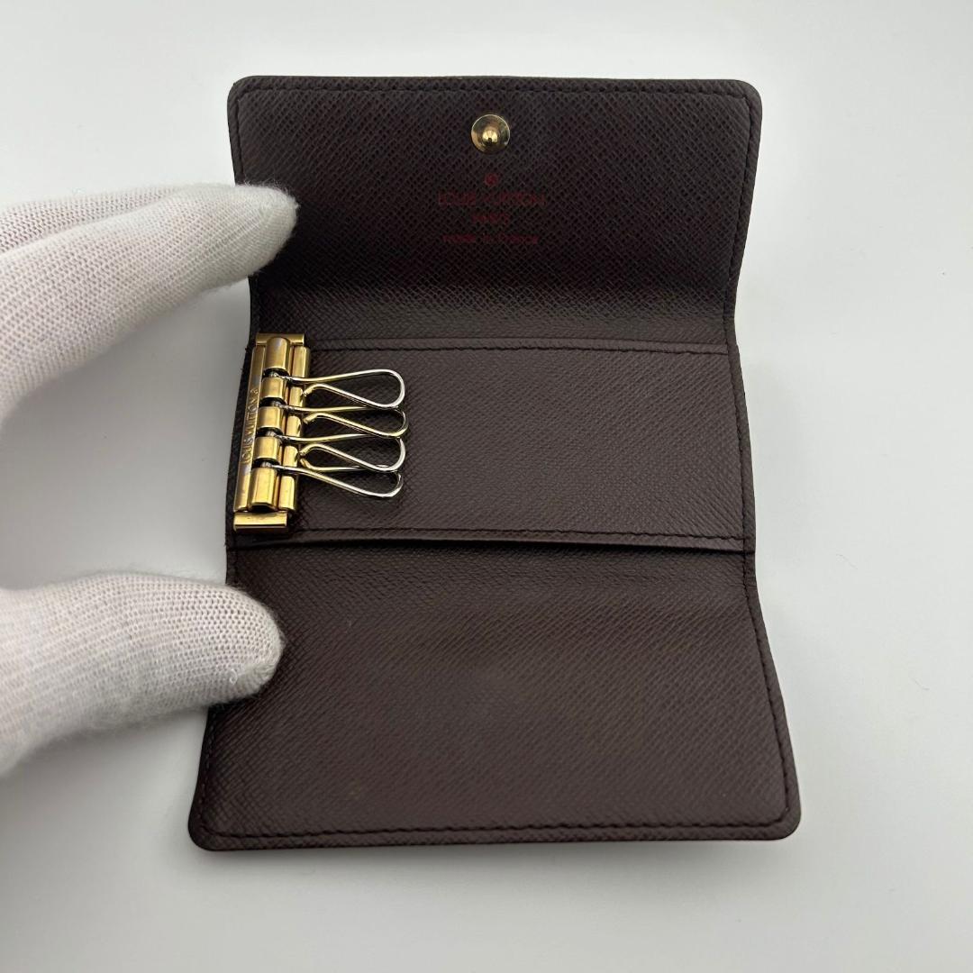 【正規品保証】 ルイヴィトン キーケース 4連 ミュルティクレ4 ダミエ