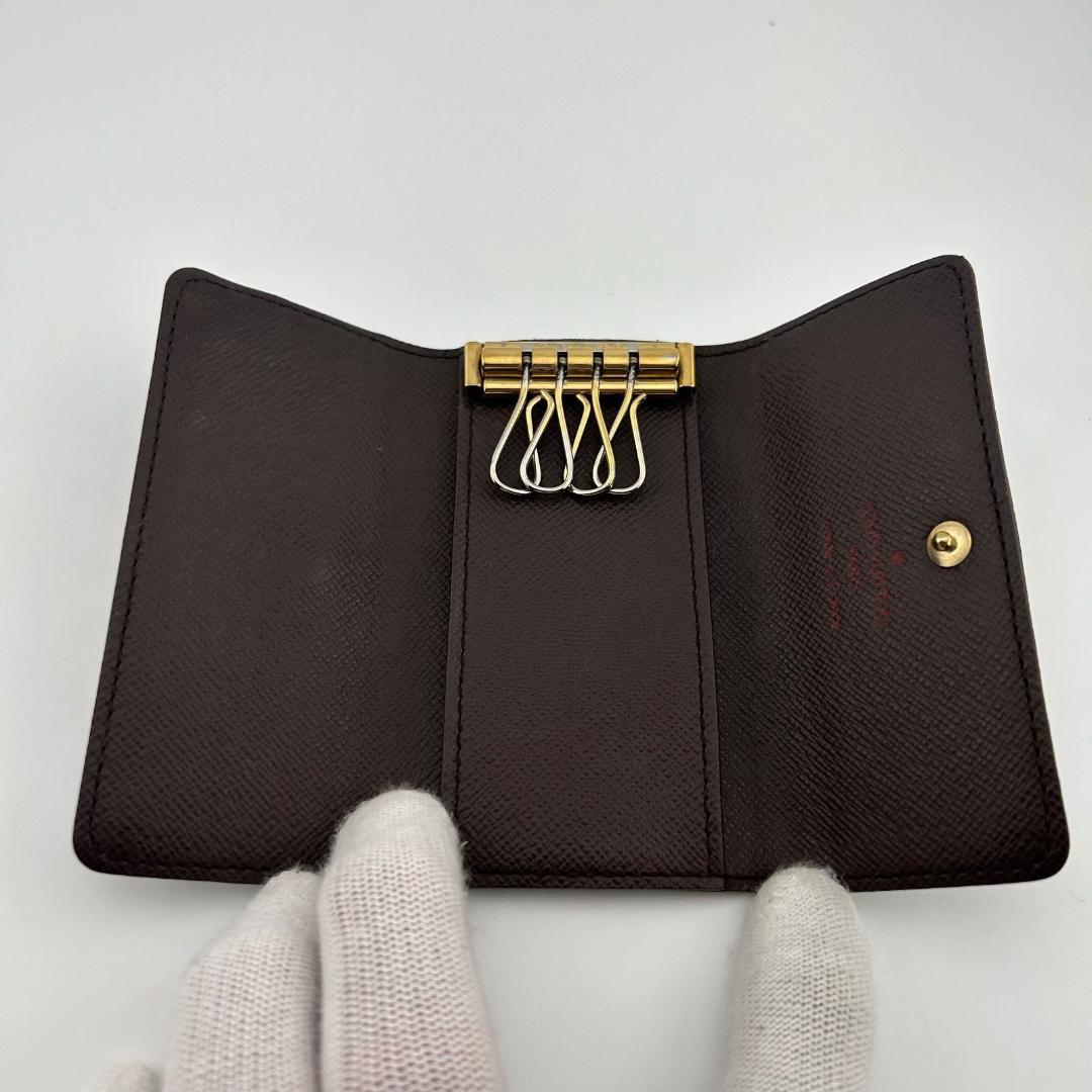 【正規品保証】 ルイヴィトン キーケース 4連 ミュルティクレ4 ダミエ