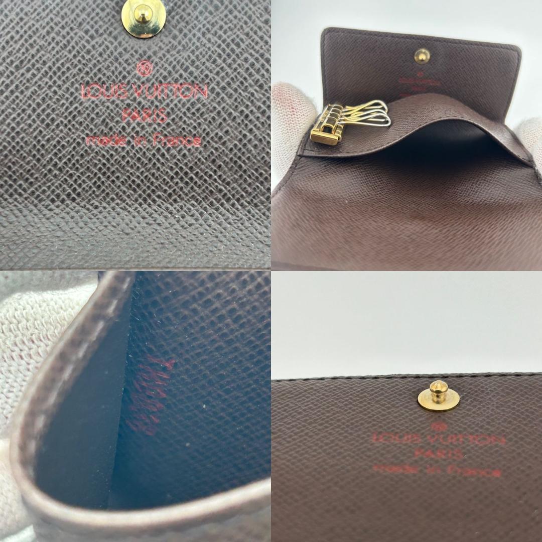 【正規品保証】 ルイヴィトン キーケース 4連 ミュルティクレ4 ダミエ