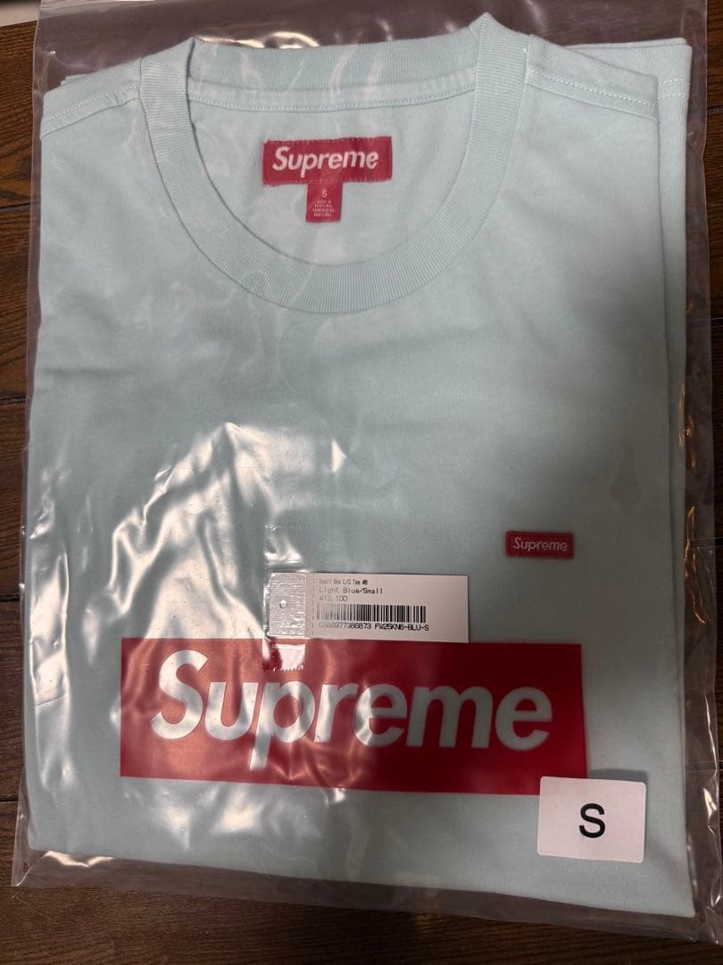 Small Box L/S Tee COLOR/STYLE：Light Blue