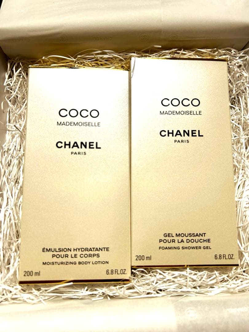 シャネルココマドモアゼル シャワージェル、ボディローション200ml
