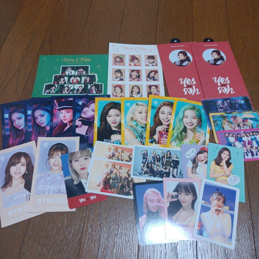 TWICE 公式トレカ、特典セット